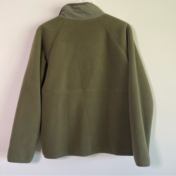 Te Verde green button down fleece jacket size large - Picture 7 of 7